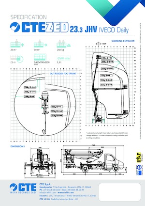 Plataformas elevadoras articuladas remolcables France Elévateur ZED 23.3 JHV