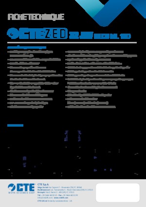 Plataformas elevadoras articuladas remolcables CTE ZED 32 JHV