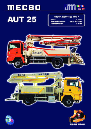 Bombas de hormigón para camión Mecbo AUT 25 RZ P4.65