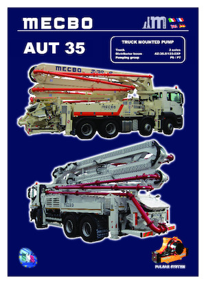 Bombas de hormigón para camión Mecbo AUT 35 P6.90