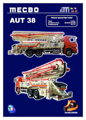 Bombas de hormigón para camión Mecbo AUT 38 P7.150