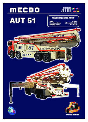 Bombas de hormigón para camión Mecbo AUT 51 P6.110