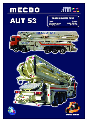 Bombas de hormigón para camión Mecbo AUT 53 P6.110