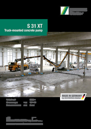 Bombas de hormigón para camión SCHWING-Stetter S 31 XT