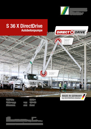 Bombas de hormigón para camión SCHWING-Stetter S 36 X DirectDrive
