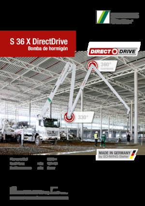 Bombas de hormigón para camión SCHWING-Stetter S 36 X DirectDrive