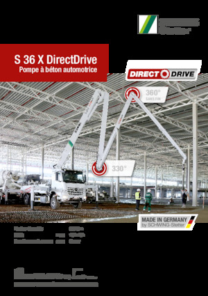 Bombas de hormigón para camión SCHWING-Stetter S 36 X DirectDrive