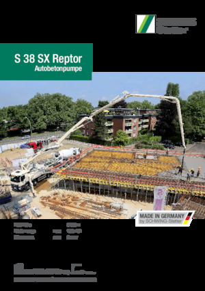 Bombas de hormigón para camión SCHWING-Stetter S 38 SX Reptor
