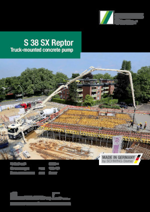 Bombas de hormigón para camión SCHWING-Stetter S 38 SX Reptor