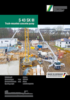 Bombas de hormigón para camión SCHWING-Stetter S 43 SX III