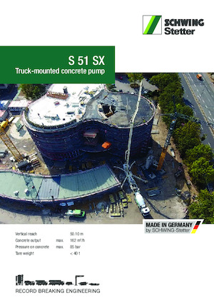 Bombas de hormigón para camión SCHWING-Stetter S 51 SX