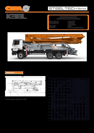 Bombas de hormigón para camión CIFA K38L