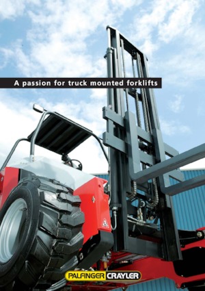 Carretillas elevadoras auxiliares diesel Palfinger Crayler BM 154