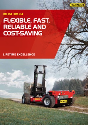 Carretillas elevadoras auxiliares diesel Palfinger Crayler BM 154