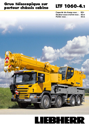 Grúas telesc. montadas sobre camión Liebherr LTF 1060-4.1