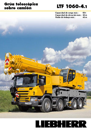 Grúas telesc. montadas sobre camión Liebherr LTF 1060-4.1