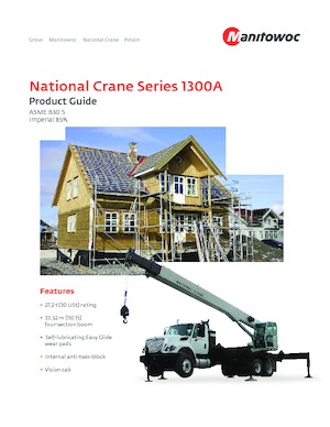 Grúas telesc. montadas sobre camión National Crane 1300A