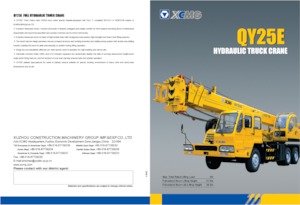 Grúas telesc. montadas sobre camión XCMG QY25E