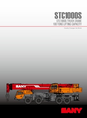 Grúas telesc. montadas sobre camión Sany STC1000S