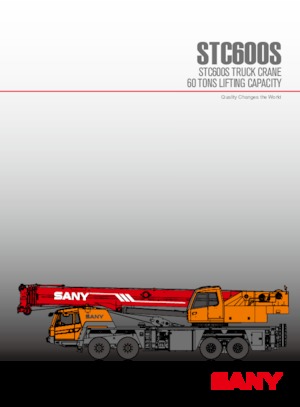 Grúas telesc. montadas sobre camión Sany STC600S