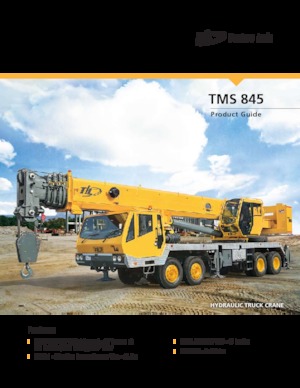 Grúas telesc. montadas sobre camión Til TMS 845