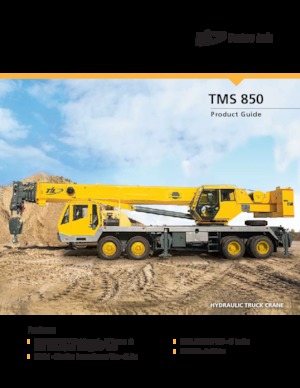 Grúas telesc. montadas sobre camión Til TMS 850