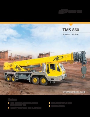 Grúas telesc. montadas sobre camión Til TMS 860