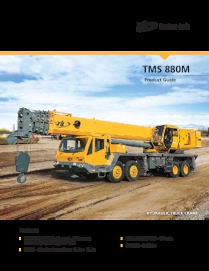 Grúas telesc. montadas sobre camión Til TMS 880M