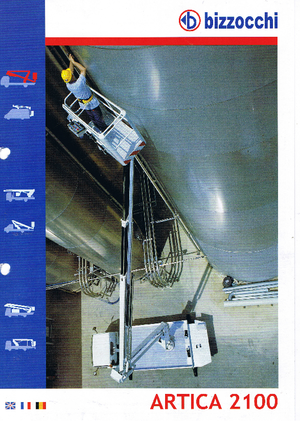 Plataformas elevadoras articuladas remolcables Bizzocchi Artica 2100
