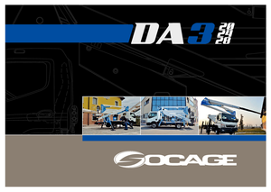 Plataformas elevadoras articuladas remolcables Socage DA 328 forSte