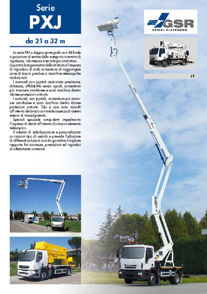 Plataformas elevadoras articuladas remolcables GSR E 210 PXJ Comfort X
