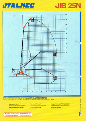 Plataformas elevadoras articuladas remolcables Italmec Jib 25 N
