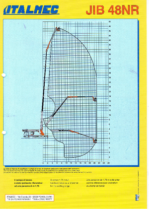 Plataformas elevadoras articuladas remolcables Italmec Jib 48 NR