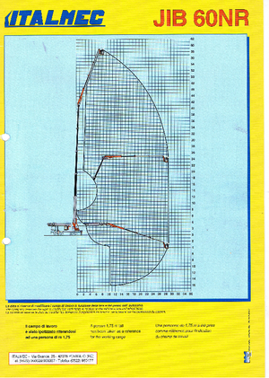 Plataformas elevadoras articuladas remolcables Italmec Jib 60 NR