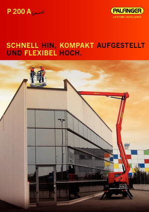 Plataformas elevadoras articuladas remolcables Palfinger P 200 A