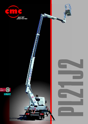 Plataformas elevadoras articuladas remolcables CMC PL 21 J 2