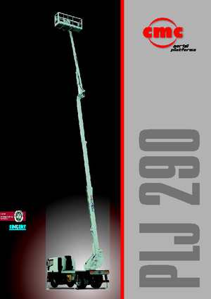 Plataformas elevadoras articuladas remolcables CMC PLJ290