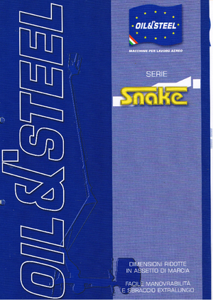 Plataformas elevadoras articuladas remolcables Oil & Steel Snake 2816