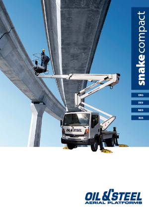 Plataformas elevadoras articuladas remolcables Oil & Steel Snake 2010 Compact RE