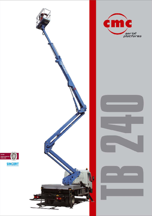 Plataformas elevadoras articuladas remolcables CMC TB240
