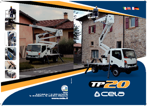 Plataformas elevadoras articuladas remolcables CELA TP20