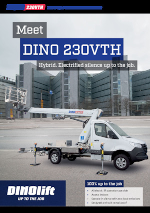 Plataformas telescópicas sobre camión Dino Lift Dino 230VTH
