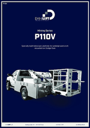 Plataformas telescópicas sobre camión Danilift P110V