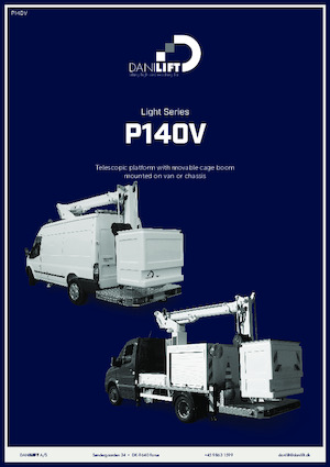 Plataformas telescópicas sobre camión Danilift P140V