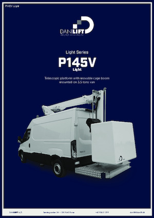 Plataformas telescópicas sobre camión Danilift P145V Light