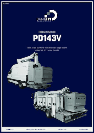 Plataformas telescópicas sobre camión Danilift PD143V