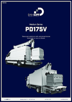 Plataformas telescópicas sobre camión Danilift PD175V