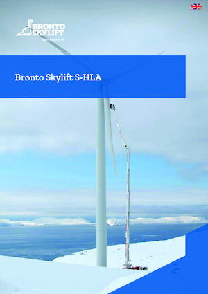 Plataformas telescópicas sobre camión Bronto Skylift S104HLA