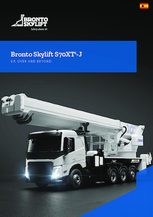 Plataformas telescópicas sobre camión Bronto Skylift S70XT-J