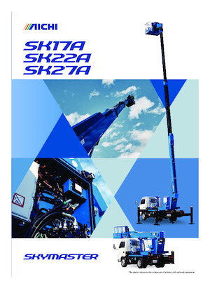 Plataformas telescópicas sobre camión Aichi SKYMASTER SK27A